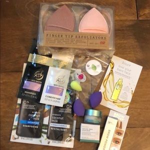 5 for $25. Mix of beauty/skincare products
